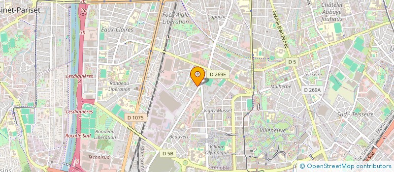 localisation de l'entreprise MONSIEUR SAAD EDDINE MESBAH à GRENOBLE