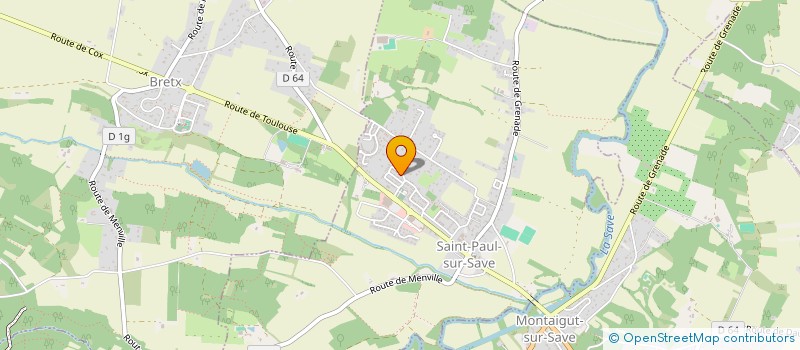 localisation de l'entreprise MONSIEUR SAAD EL KASTANI  SAINT-PAUL-SUR-SAVE