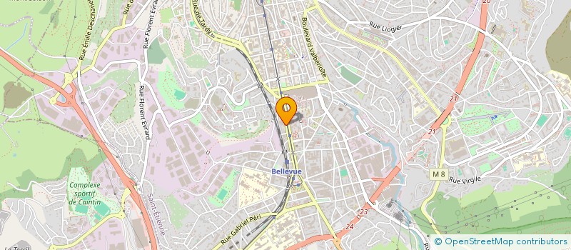 localisation de l'entreprise MONSIEUR SAAD ELATTAR à SAINT-ETIENNE