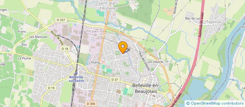 localisation de l'entreprise MONSIEUR SAAD FEDA  BELLEVILLE-EN-BEAUJOLAIS