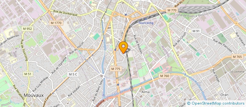 localisation de l'entreprise MONSIEUR SAAD HATTABI  TOURCOING