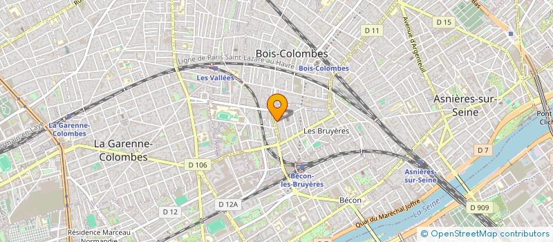 localisation de l'entreprise MONSIEUR SAAD HOUICHE à ASNIERES-SUR-SEINE