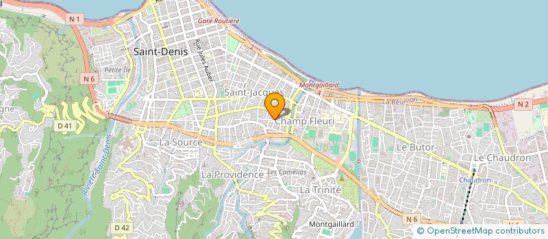 localisation de l'entreprise MONSIEUR SAAD ISMAEL  SAINT-DENIS