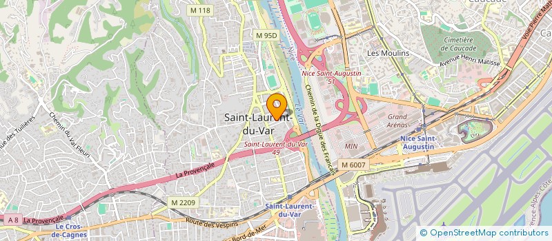 localisation de l'entreprise MONSIEUR SAAD KACEMI à SAINT-LAURENT-DU-VAR