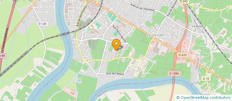 localisation de l'entreprise MONSIEUR SAAD LBARDI EL BAAJ  LIBOURNE