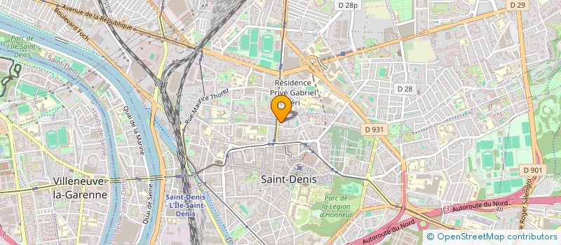 localisation de l'entreprise MONSIEUR SAAD LOUNNAS à SAINT-DENIS