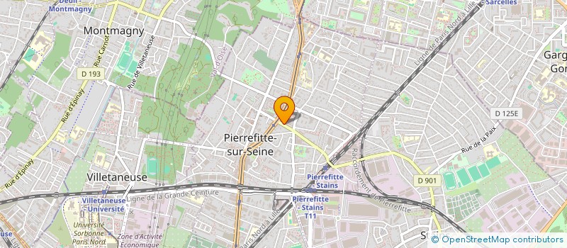 localisation de l'entreprise MONSIEUR SAAD MALIK à LA COURNEUVE