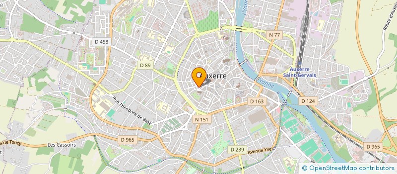 localisation de l'entreprise MONSIEUR SAAD MOUMEN  AUXERRE