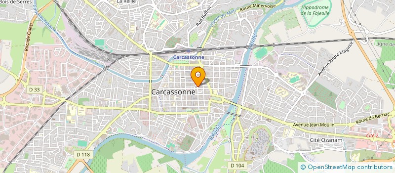 localisation de l'entreprise MONSIEUR SAAD MUHAMMAD  CARCASSONNE