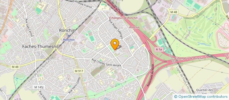 localisation de l'entreprise MONSIEUR SAAD MUSE AHMED  RONCHIN