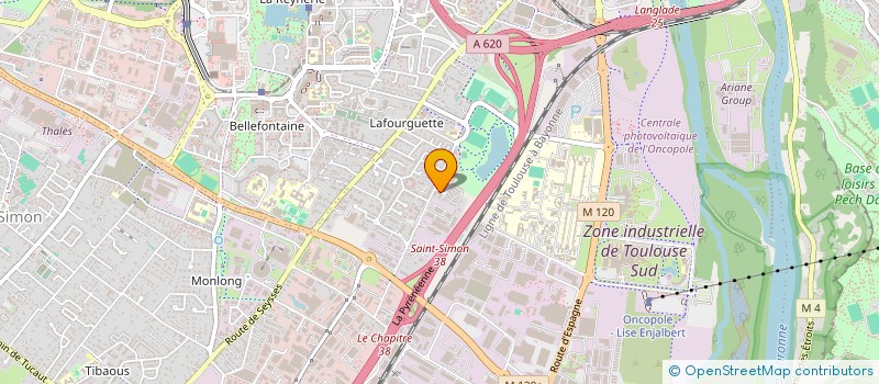 localisation de l'entreprise MONSIEUR SAAD OUMLIKI  LAUNAGUET