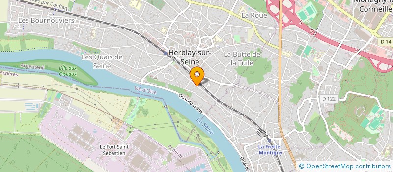 localisation de l'entreprise MONSIEUR SAAD RAMAND  HERBLAY-SUR-SEINE