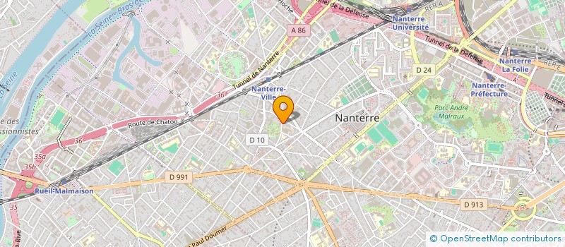 localisation de l'entreprise MONSIEUR SAAD SEDJARI  NANTERRE