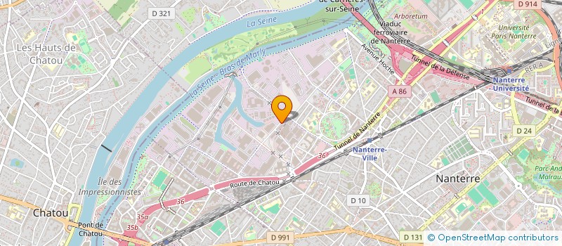 localisation de l'entreprise MONSIEUR SAAD TSOULI MOUATTAR  NANTERRE