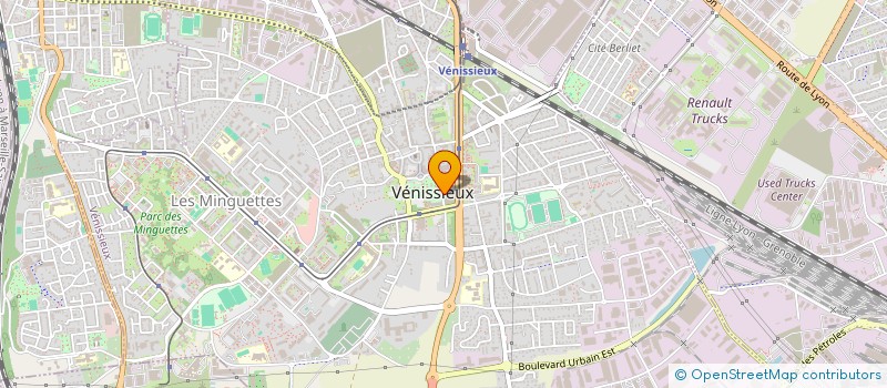 localisation de l'entreprise MONSIEUR SAAD ZENITIT  VENISSIEUX