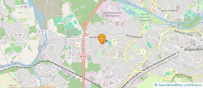 localisation de l'entreprise MONSIEUR SAADA BENDIDA à ANGOULEME