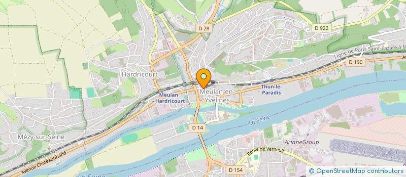 localisation de l'entreprise MONSIEUR SAADA BENIKETIR  MEULAN-EN-YVELINES