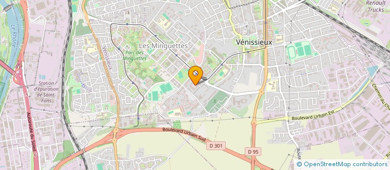 localisation de l'entreprise MONSIEUR SAADA GUENDI  VENISSIEUX