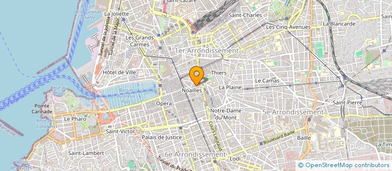 localisation de l'entreprise MONSIEUR SAADA NAMANE à MARSEILLE