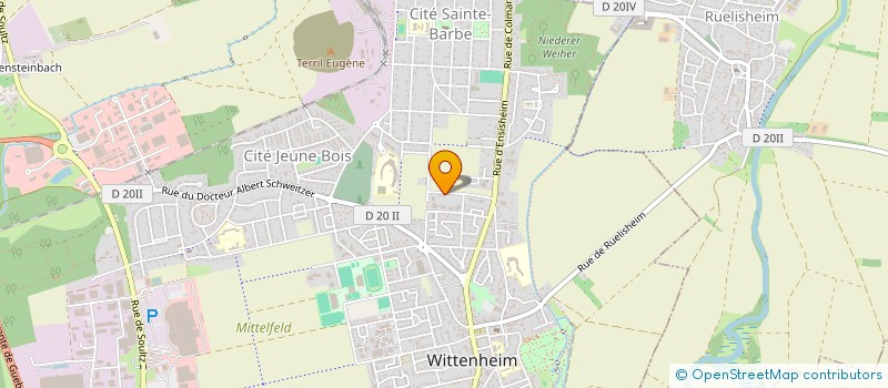 localisation de l'entreprise MONSIEUR SAADALAH AHMED  RIXHEIM