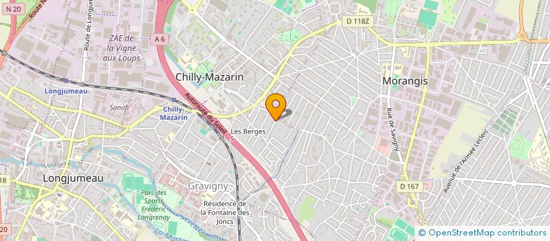 localisation de l'entreprise MONSIEUR SAADANE KAOUANE à CHILLY-MAZARIN