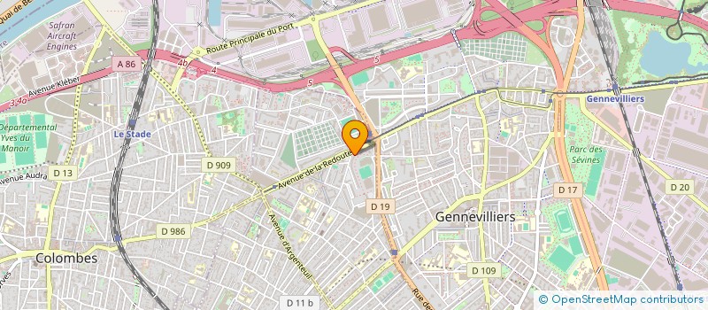 localisation de l'entreprise MONSIEUR SAADAOUI BOUAKKA  ASNIERES-SUR-SEINE