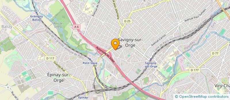 localisation de l'entreprise MONSIEUR SAADI BELILA à SAVIGNY-SUR-ORGE