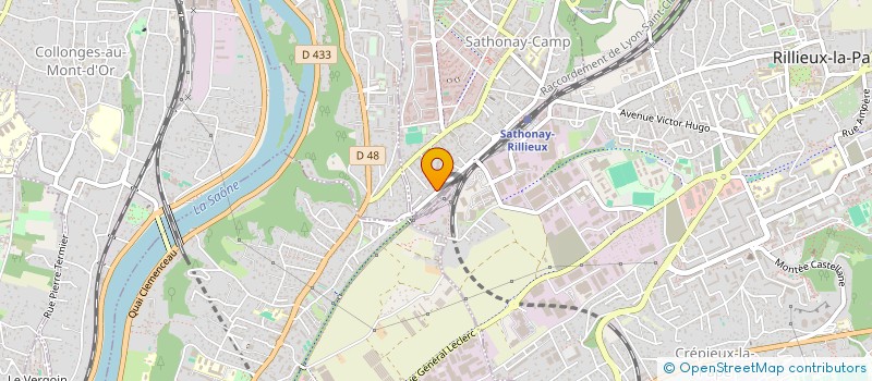 localisation de l'entreprise MONSIEUR SAADI BENBOUZID  SATHONAY-CAMP