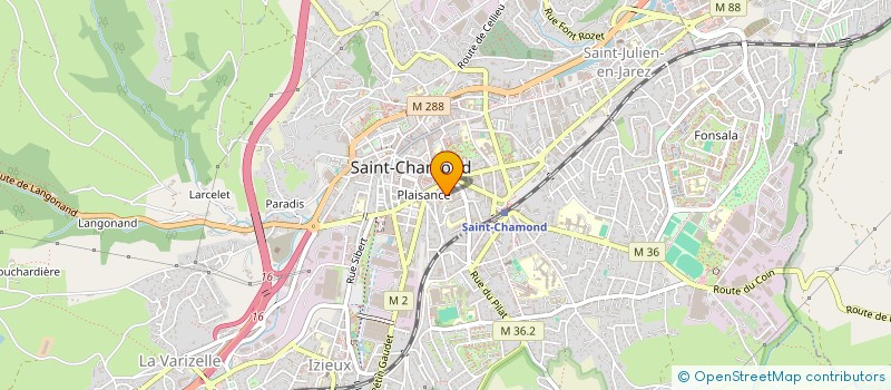 localisation de l'entreprise MONSIEUR SAADI BOUDJELLAL à SAINT-CHAMOND