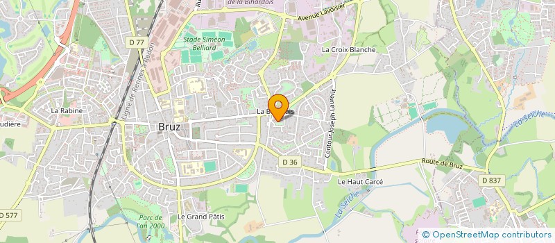 localisation de l'entreprise MONSIEUR SAADI BRAHIM DERRES  GUICHEN