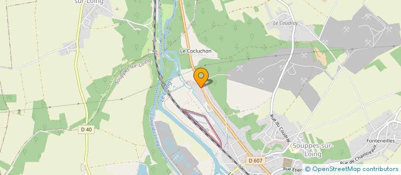 localisation de l'entreprise MONSIEUR SAADI IGUER  SOUPPES-SUR-LOING