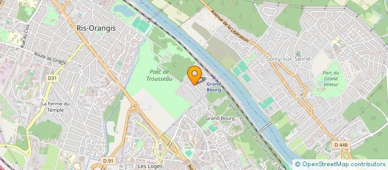 localisation de l'entreprise MONSIEUR SAADI KERROUA  RIS-ORANGIS