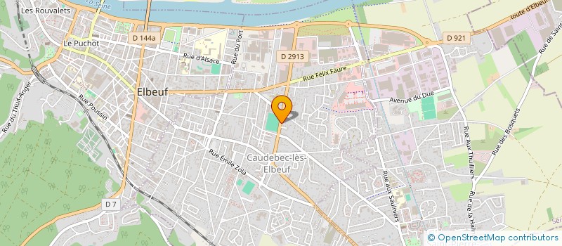 localisation de l'entreprise MONSIEUR SAADI ZEKHNINE  CAUDEBEC-LES-ELBEUF