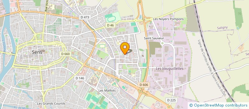 localisation de l'entreprise MONSIEUR SAADIQ ADAM AISSA  SENS