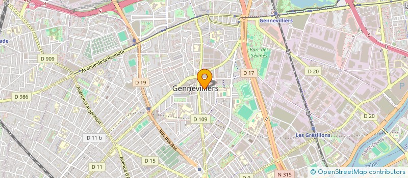 localisation de l'entreprise MONSIEUR SAAID FABROU  GENNEVILLIERS