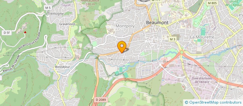 localisation de l'entreprise MONSIEUR SAANDI MADI  BEAUMONT