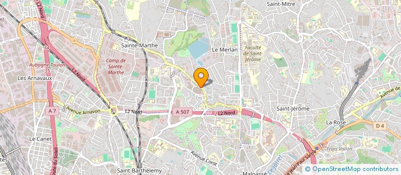localisation de l'entreprise MONSIEUR SAAYANE AOUWAB  MARSEILLE