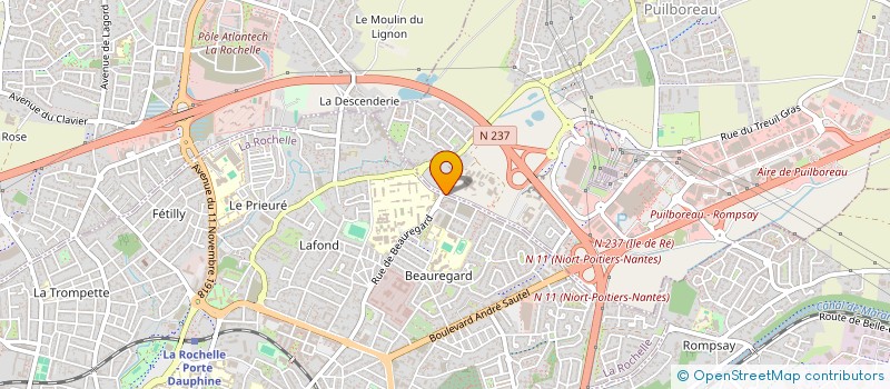 localisation de l'entreprise MONSIEUR SABAH AL-AZZAWI  PUILBOREAU