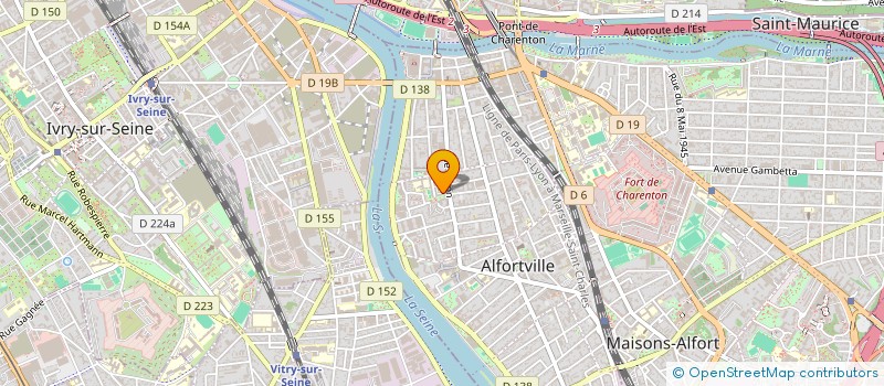 localisation de l'entreprise MONSIEUR SABAILLE TEV à ALFORTVILLE