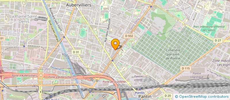 localisation de l'entreprise MONSIEUR SABALA SAHO  AUBERVILLIERS