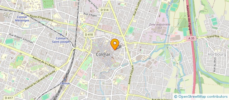 localisation de l'entreprise MONSIEUR SABAN ALJITI  COLMAR