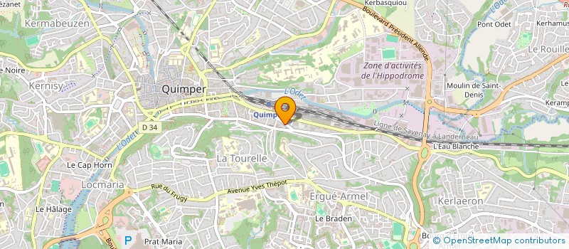 localisation de l'entreprise MONSIEUR SABAN AY à QUIMPER
