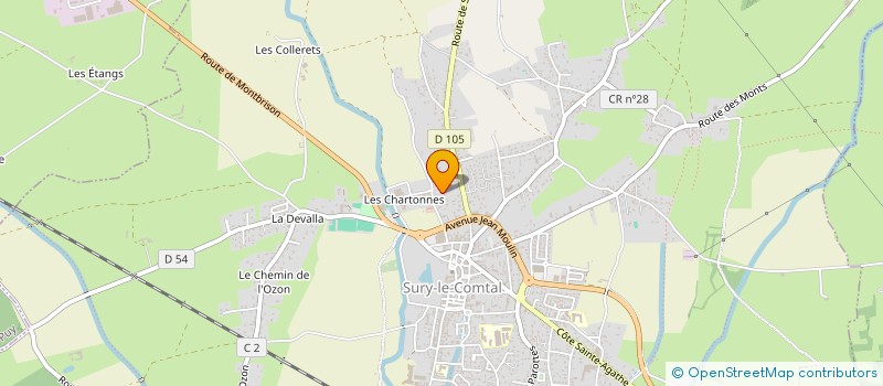 localisation de l'entreprise MONSIEUR SABAN CARDAK  SURY-LE-COMTAL