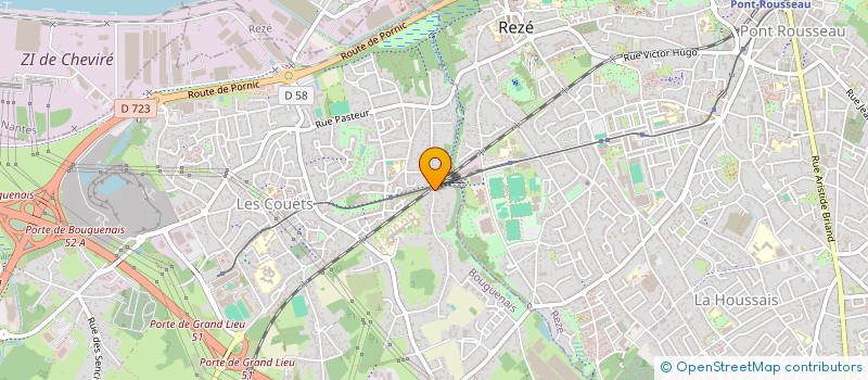 localisation de l'entreprise MONSIEUR SABAN LAISOR  BOUGUENAIS