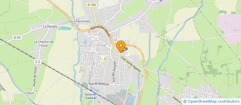 localisation de l'entreprise MONSIEUR SABAN SAGDIC  SURY-LE-COMTAL