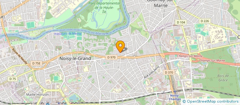 localisation de l'entreprise MONSIEUR SABAR GUECHOUD  NOISY-LE-GRAND