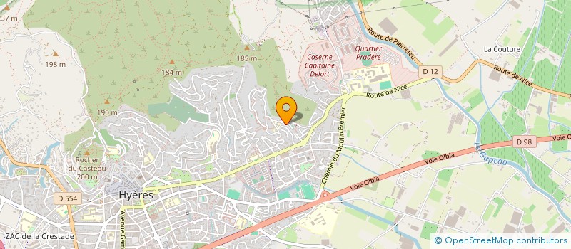 localisation de l'entreprise MONSIEUR SABAR KRAIEM  HYERES