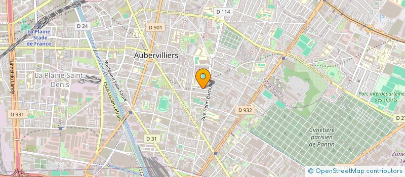 localisation de l'entreprise MONSIEUR SABARATMAN SURENDIRAN à AUBERVILLIERS