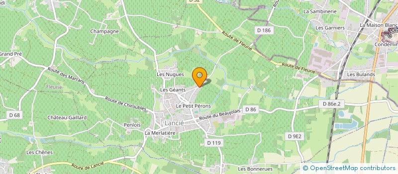 localisation de l'entreprise MONSIEUR SABASTIAO NOGUEIRA PEREIRA  LANCIE