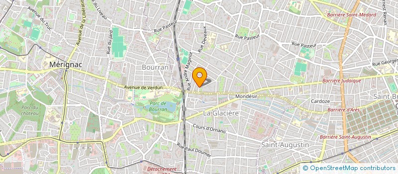 localisation de l'entreprise MONSIEUR SABASTIEN LENOIR  BORDEAUX